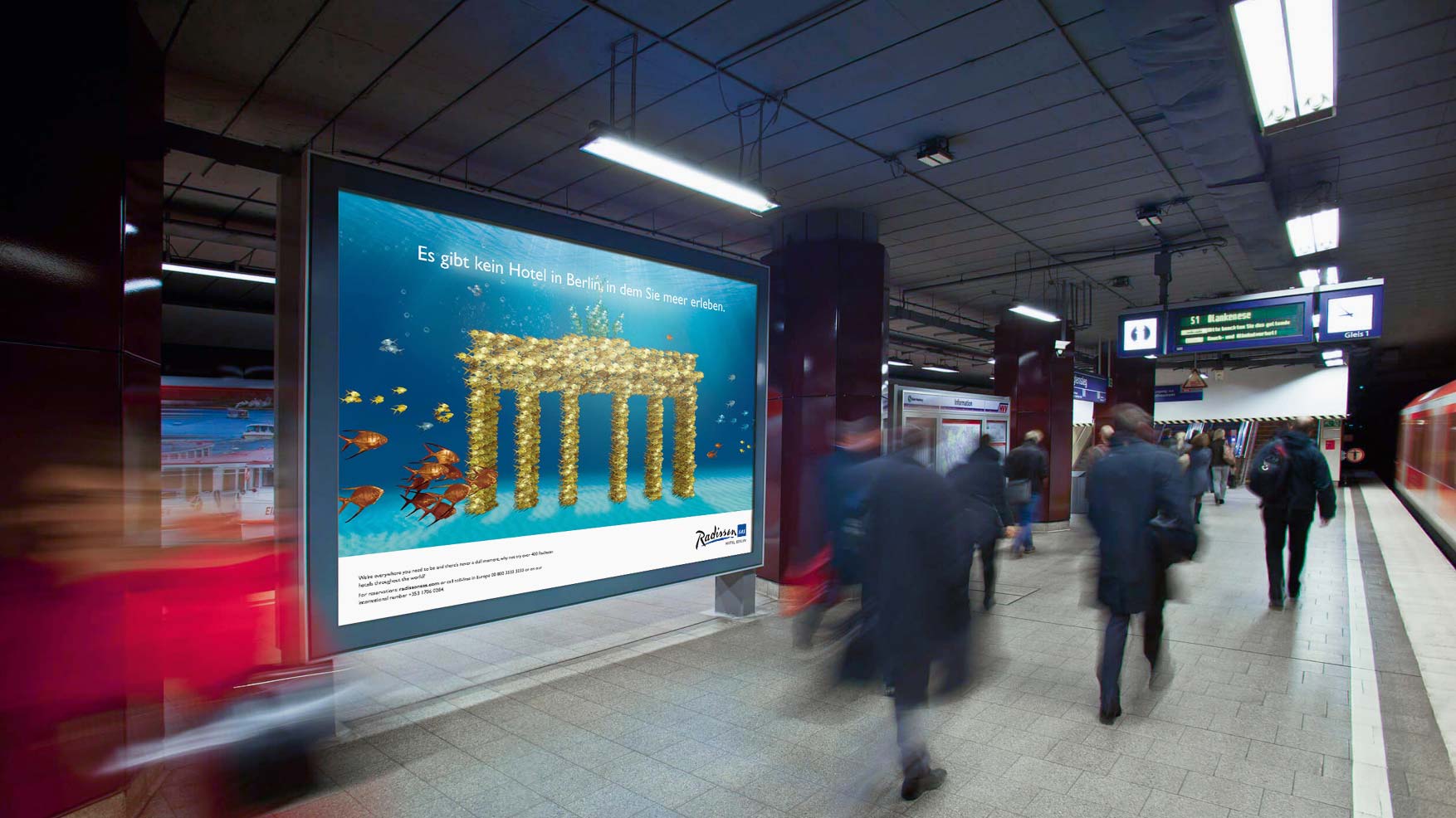 Radisson Berlin Eröffnung Plakat