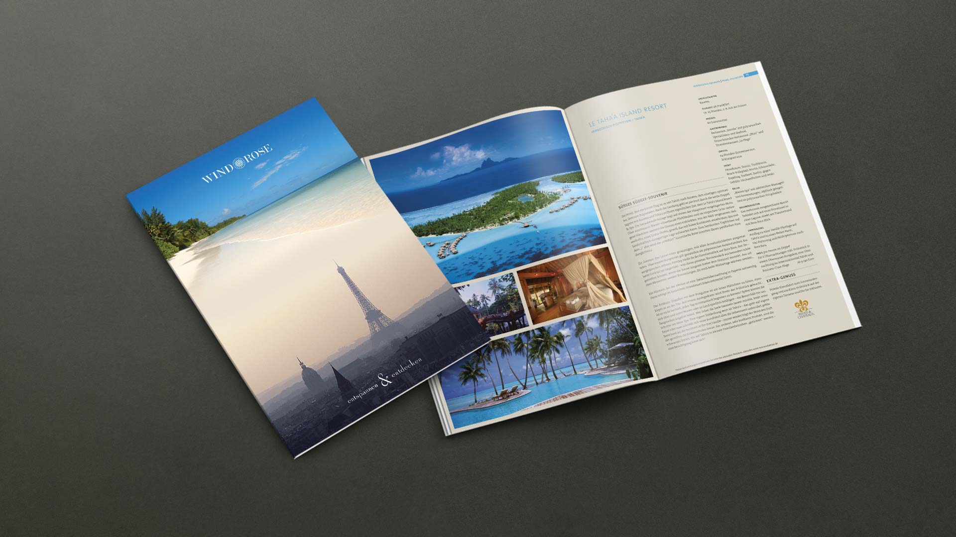 Gesamtkatalog für den Reiseanbieter Windrose Finest Travel